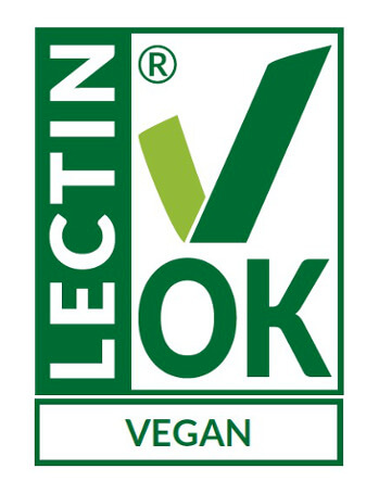 marchio LectinOK con vegan OK